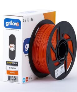 SIMPLIFLEX NARANJA GRILON FILAMENTO 3D 1.75MM 1KG FLEXIBLE