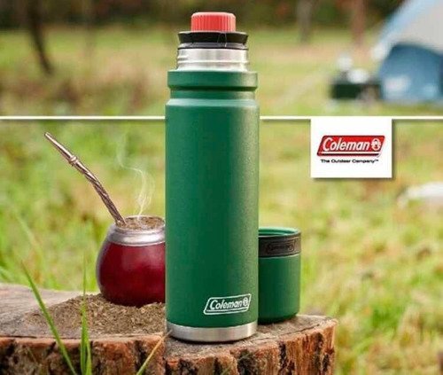 Termo VERDE De Acero Inoxidable Coleman 1,2 Litros